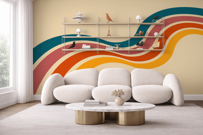 Winding Glow Stripes