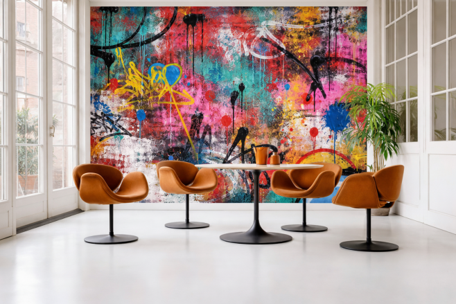 Urban Graffiti Mural