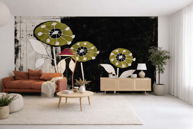 Charming Flora Silhouette