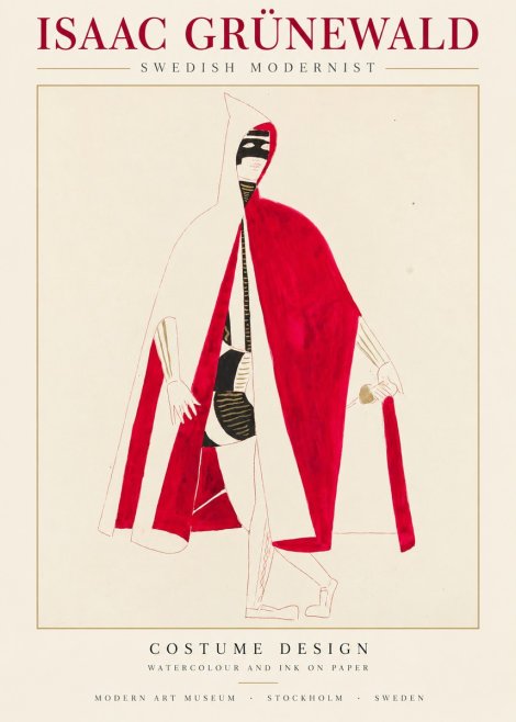 Isaac Grünewald Costume Design I No1 - Affiche
