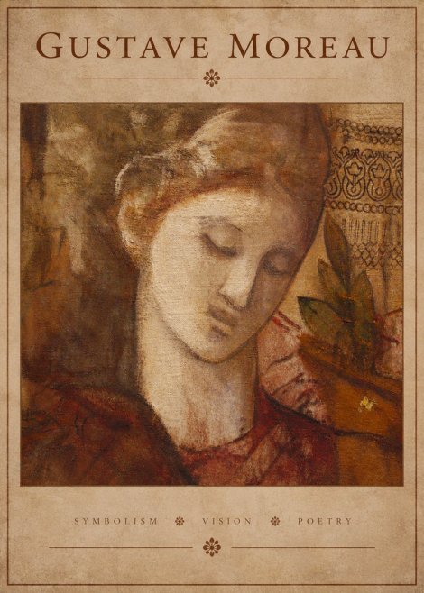 Gustave Moreau Female Head Study No3 - Affiche