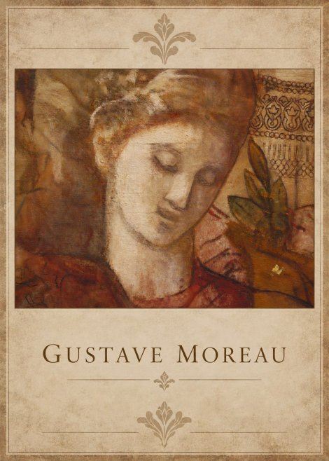 Gustave Moreau Female Head Study No5 - Affiche