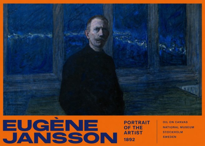 Eugène Jansson Portrait of the Artist I No2 - Affiche