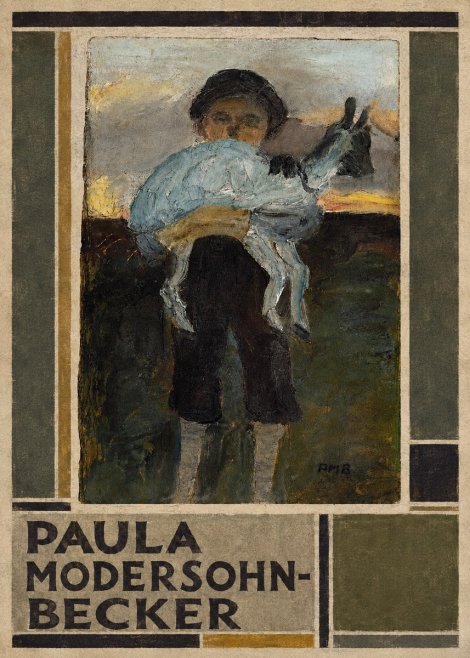 Paula Modersohn-Becker Boy with Goat No4 - Affiche