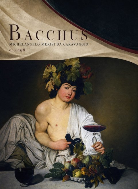 Michelangelo Merisi da Caravaggio Bacchus I No5 - Affiche