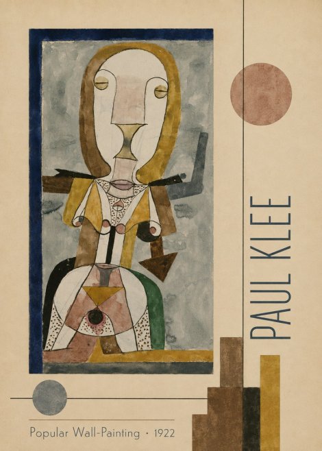 Paul Klee Popular Wall-painting No2 - Affiche