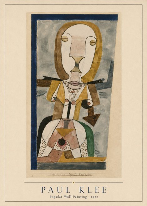 Paul Klee Popular Wall-painting No3 - Affiche
