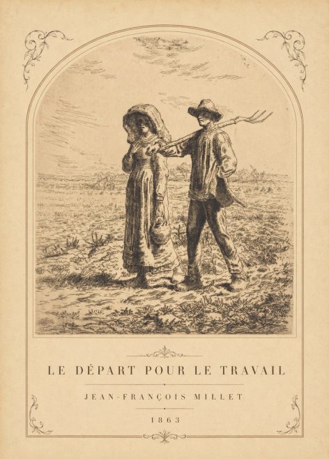 Jean-François Millet Le Départ Pour Le Travail I No3 - Affiche