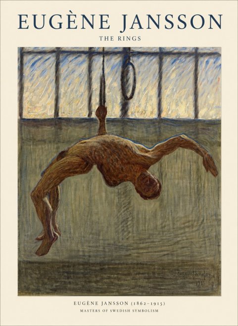 Eugène Jansson The Rings No1 - Affiche