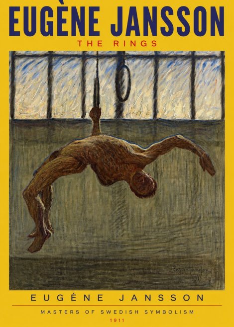 Eugène Jansson The Rings No2 - Affiche
