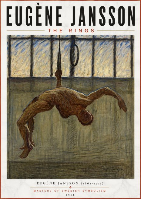 Eugène Jansson The Rings No6 - Affiche