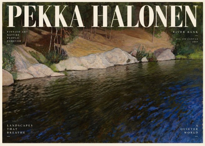 Pekka Halonen River Bank No2 - Affiche