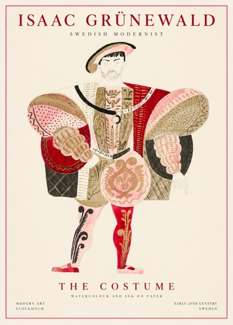Isaac Grünewald The Costume I No1 - Affiche