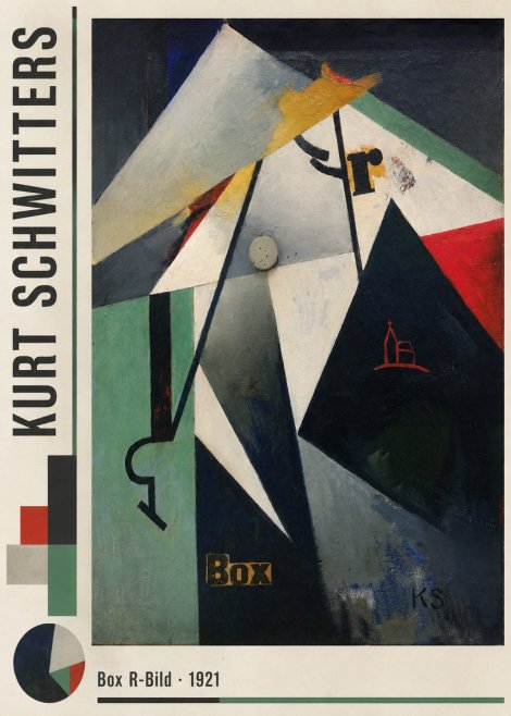 Kurt Schwitters Box R-bild No6 - Affiche