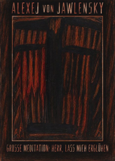 Alexej von Jawlensky Grosse Meditation: Herr, Lass Mich Erglühen No1 - Affiche