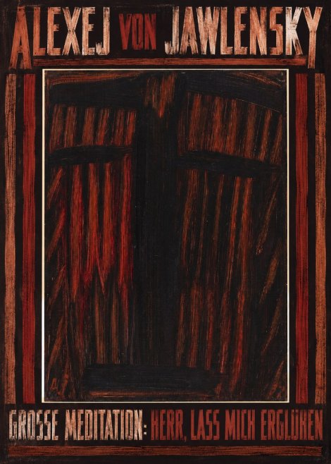 Alexej von Jawlensky Grosse Meditation: Herr, Lass Mich Erglühen No4 - Affiche