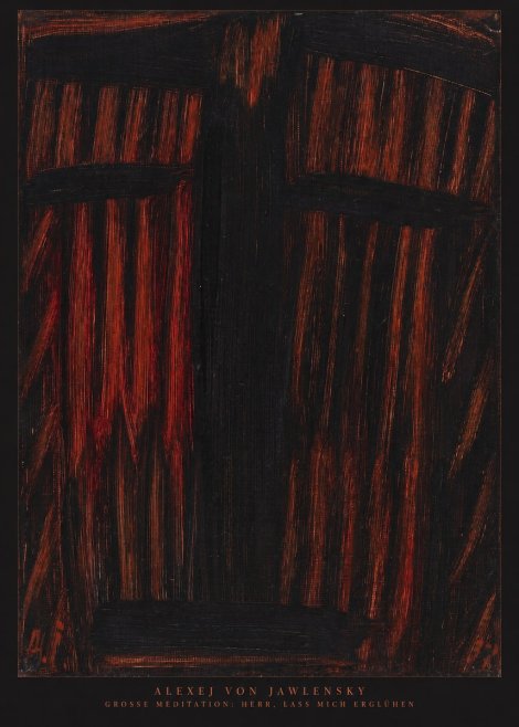 Alexej von Jawlensky Grosse Meditation: Herr, Lass Mich Erglühen No6 - Affiche