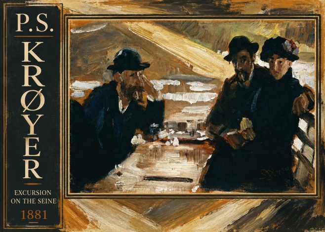 P.S. Krøyer Excursion on the Seine No2 - Affiche