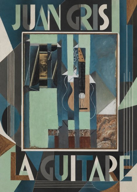 Juan Gris La Guitare No5 - Affiche