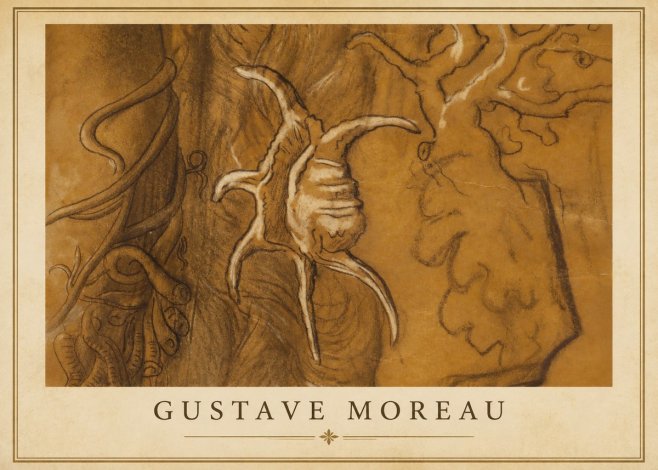 Gustave Moreau Mystical Shell Study No1 - Affiche