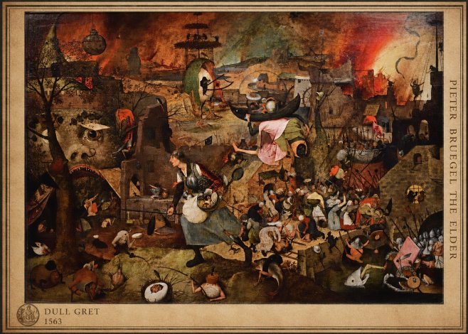 Pieter Bruegel Dull Gret I No5 - Affiche