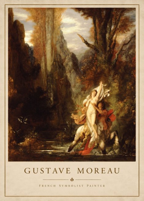 Gustave Moreau Jupiter and Semele I No5 - Affiche