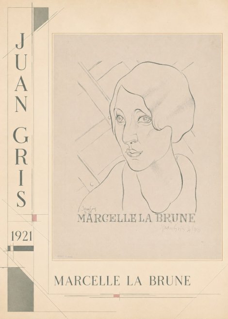Juan Gris Marcelle La Brune I No3 - Affiche