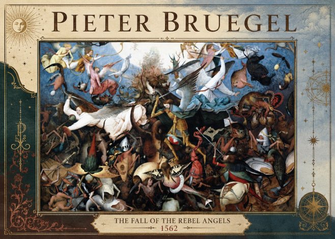 Pieter Bruegel The Fall of the Rebel Angels I No4 - Affiche