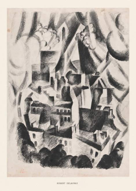 Robert Delaunay Vue Sur La Ville No6 - Affiche