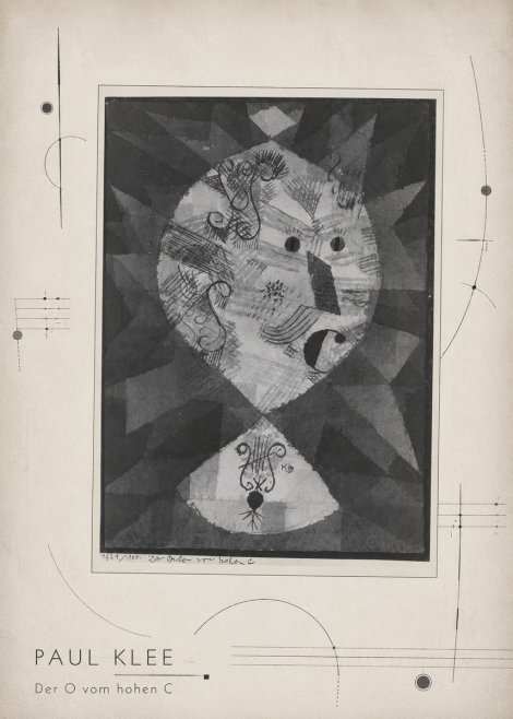 Paul Klee Der O Vom Hohen C No2 - Affiche