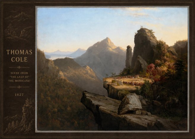 Thomas Cole Scene from 'the Last of the Mohicans' No2 - Affiche