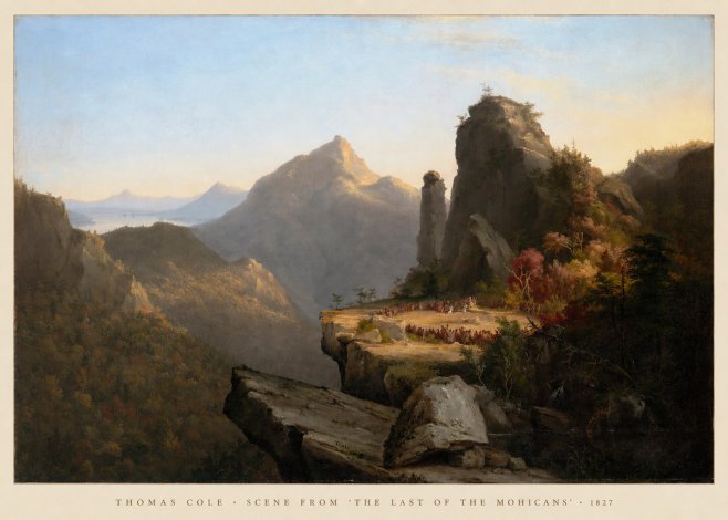Thomas Cole Scene from 'the Last of the Mohicans' No5 - Affiche