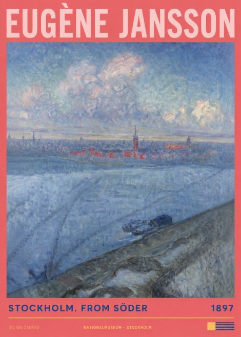 Eugène Jansson Stockholm. from Söder No2 - Affiche