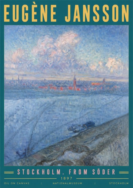 Eugène Jansson Stockholm. from Söder No5 - Affiche