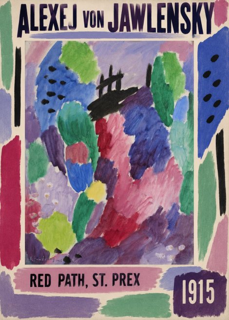 Alexej von Jawlensky Red Path, St. Prex I No2 - Affiche