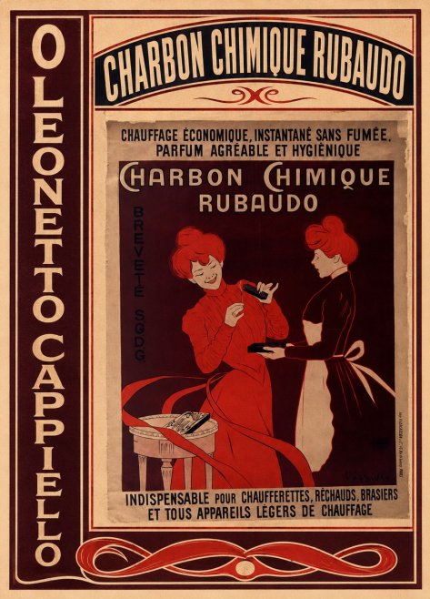 Leonetto Cappiello Charbon Chimique Rubaudo No4 - Affiche