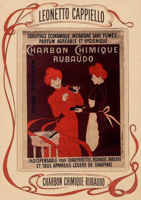 Leonetto Cappiello Charbon Chimique Rubaudo No5 - Affiche
