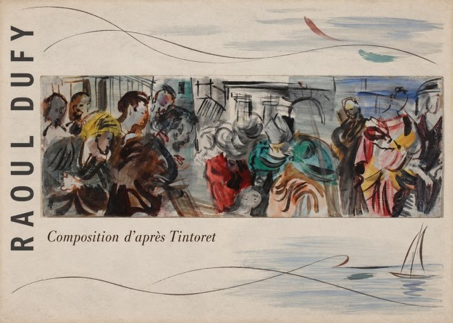 Raoul Dufy Composition D'après Tintoret No5 - Affiche