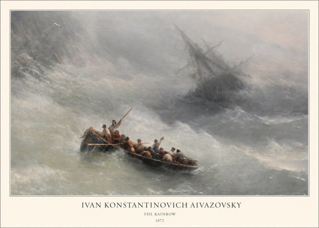 Ivan Konstantinovich Aivazovsky The Rainbow No1 - Affiche