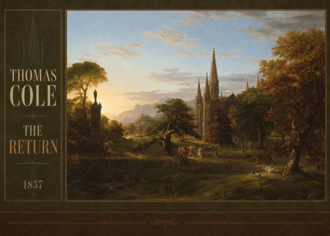 Thomas Cole The Return I No2 - Affiche