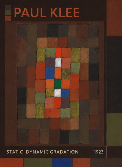 Paul Klee Static-dynamic Gradation No1 - Affiche