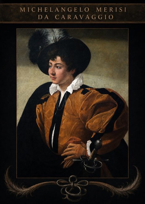 Michelangelo Merisi da Caravaggio Young Man with a Plumed Hat No4 - Affiche