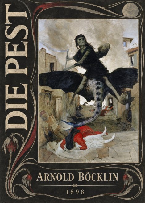 Arnold Böcklin Die Pest I No5 - Affiche