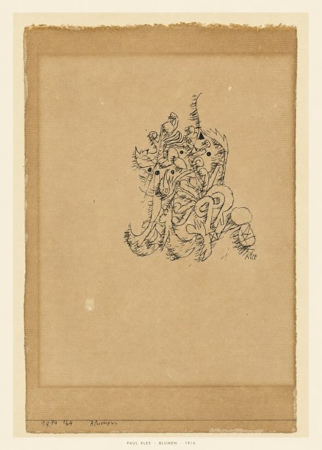 Paul Klee Blumen I No6 - Affiche