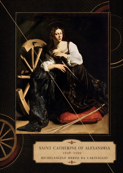 Michelangelo Merisi da Caravaggio Saint Catherine of Alexandria I No6 - Affiche