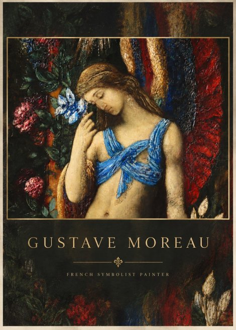 Gustave Moreau The Angel of Death No2 - Affiche