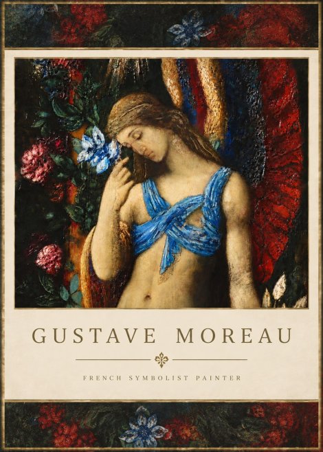 Gustave Moreau The Angel of Death No5 - Affiche