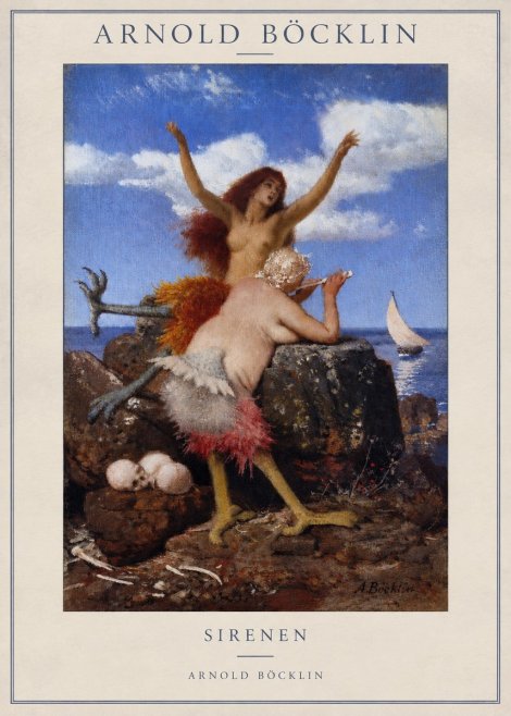 Arnold Böcklin Sirenen No3 - Affiche