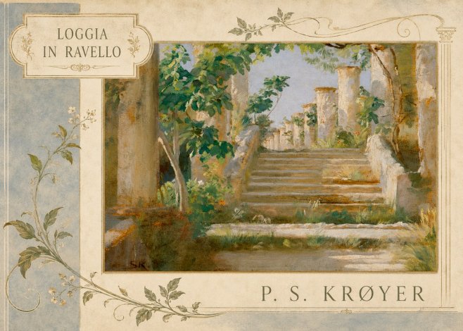 P.S. Krøyer Loggia in Ravello No4 - Affiche