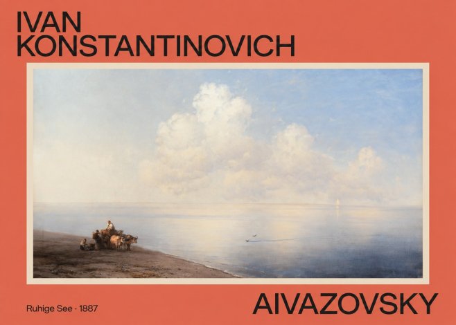 Ivan Konstantinovich Aivazovsky Ruhige See No2 - Affiche
